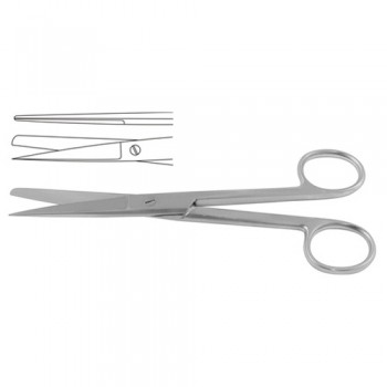 Operating Scissor Straight - Sharp/Blunt Stainless Steel, 12 cm - 4 3/4"